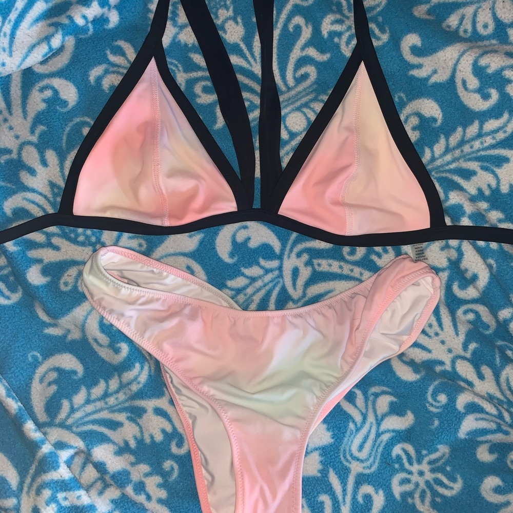 VS PINK pastel bikini size medium